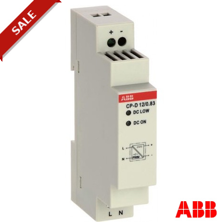 1SVR427041R1000 - CP-D 12/0.83 1SVR427041R1000 ABB CP-D 12/0.83 Power supply In: 100-240VAC Out: 12VDC/0.83A