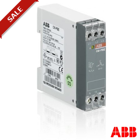 1SVR550881R9400 - CM-PBE 1SVR550881R9400 ABB CM-PBE Phase loss monitoring relay 1n/o, L1,2,3-N 220-240VAC
