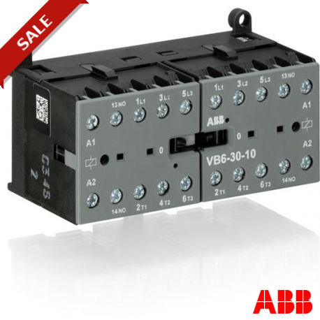 GJL1211901R8100 - VB6-30-10 GJL1211901R8100 ABB VB6-30-10-80 Mini Reversing Contactor