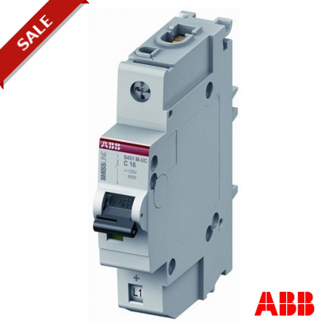 2CCS561001R1024 - S401M-UCC2 2CCS561001R1024 ABB MCB ,1P,UCC,2A,50kA,SMISSLINE