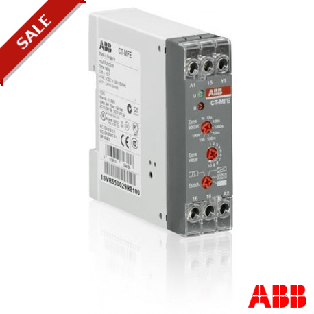 CT-MFE - CT-MFE 1SVR550029R8100 ABB CT-MFE Time relay, multifunction 1c/o, 0.05s-100h, 24-240VAC/DC