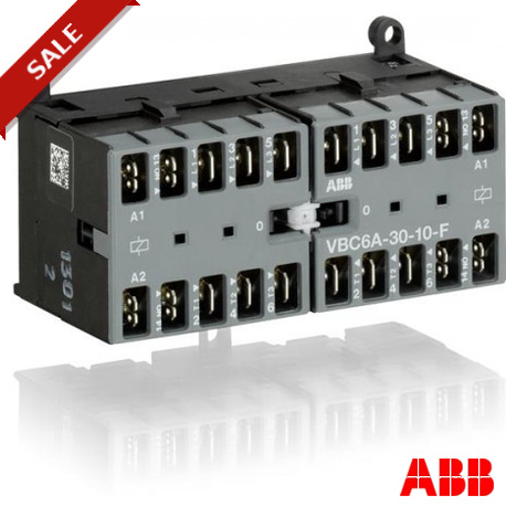 GJL1213913R0101 - VBC6A-30-10-F GJL1213913R0101 ABB VBC6A-30-10-F-01 Mini Reversing Contactor