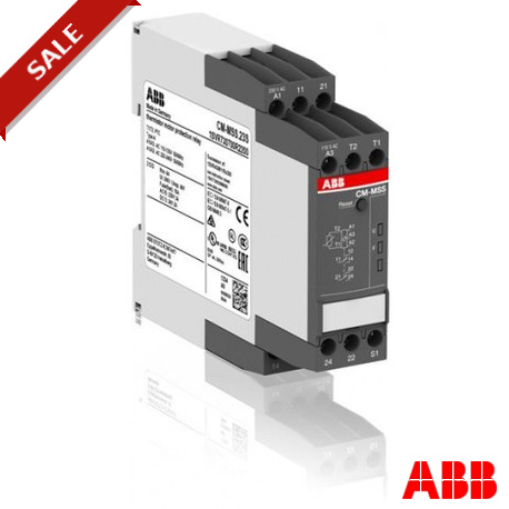 1SVR730700R2200 - CM-MSS.23S 1SVR730700R2200 ABB CM-MSS.23S Therm. motor protec. relay 2c/o, 110-130VAC/220-240VAC