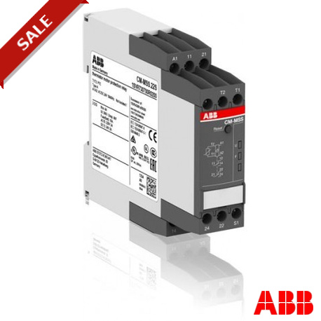 1SVR740700R0200 - CM-MSS.22P 1SVR740700R0200 ABB CM-MSS.22P Therm. motor protec. relay 2c/o, 24VAC/DC