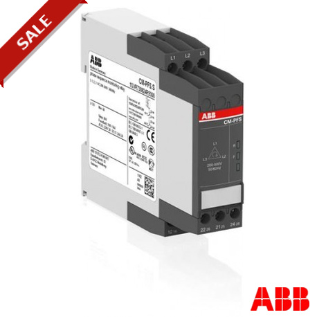 1SVR730824R9300 - CM-PFS.S 1SVR730824R9300 ABB CM-PFS.S Three-phase monitoring relay 2c/o, L1-L2-L3 200-500VAC 50/60Hz