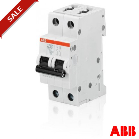 2CDS272001R0537 - S202M-K32 2CDS272001R0537 ABB Miniature Circuit Breaker S200M 2P K 32 A