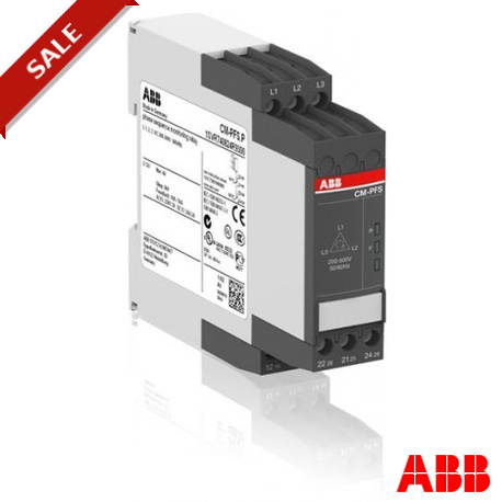 1SVR740824R9300 - CM-PFS.P 1SVR740824R9300 ABB CM-PFS.P Three-phase monitoring relay 2c/o, L1-L2-L3 200-500VAC 50/60Hz