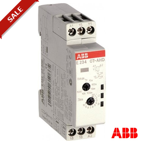 1SVR500110R0000 - E234CT-AHD.12 1SVR500110R0000 ABB CT-AHD.12 Time relay, OFF-delay 1c/o, 24-240VAC 24-48VDC