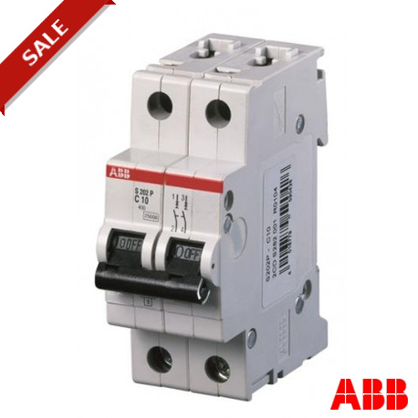 2CDS282001R0011 - S202P-D1 2CDS282001R0011 ABB Miniature Circuit Breaker S200P 2P D 1 A