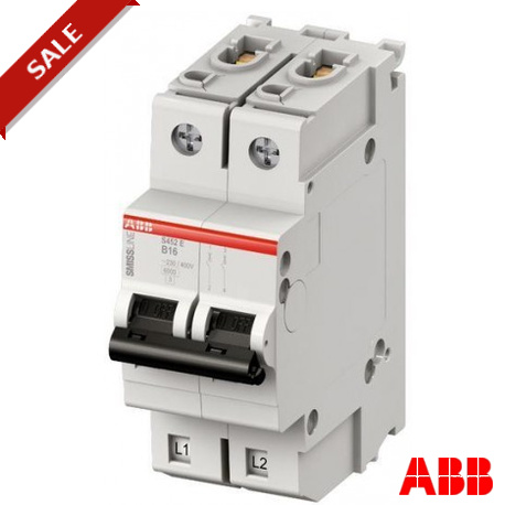 2CCS573001R0974 - S403M-C1.6 2CCS573001R0974 ABB S403M-C1.6 Miniature Circuit Breaker 3 Poles C Characteristic 1,6A 10000 ~230..