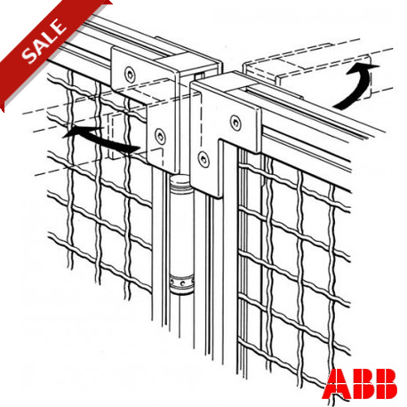 JSM D1B - JSM D1B 2TLA042020R4700 ABB JSM D1B Spring hinge Premounted 280/57-100mm