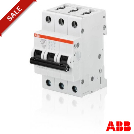 2CDS273001R0971 - S203M-D1,6 2CDS273001R0971 ABB Miniature Circuit Breaker S200M 3P D 1.6 A