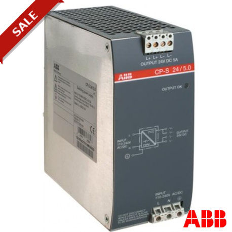 CP-S 24/5.0 - CP-S 24/5.0 1SVR427014R0000 ABB CP-S 24/5.0 Power supply In:110-240VAC/100-350VDC Out:DC 24V/5A