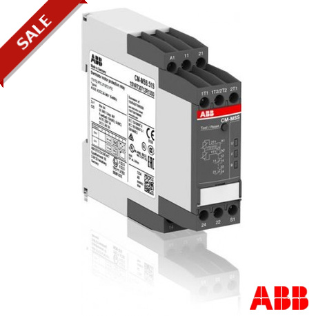 1SVR730712R1300 - CM-MSS.51S 1SVR730712R1300 ABB CM-MSS.51S Therm. motor protec. relay 2x1c/o, 24-240VAC/DC
