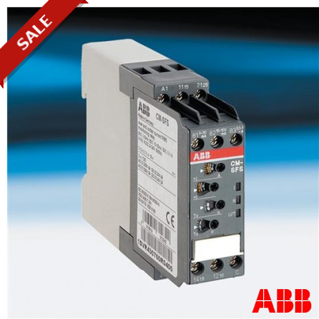 1SVR730760R0500 - CM-SFS.22S 1SVR730760R0500 ABB CM-SFS.22S Current monitoring relay 2c/o,B-C 0.3-15A RMS, 24-240VAC/DC