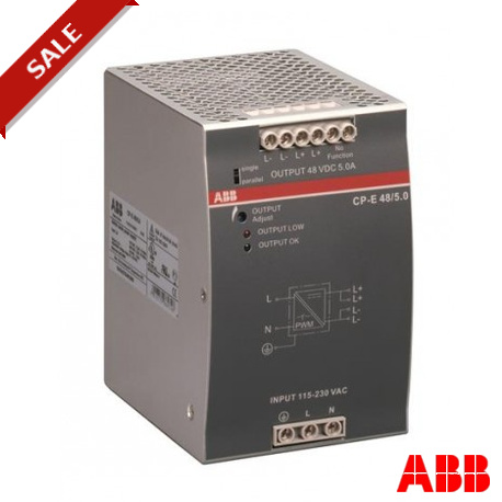 1SVR427034R2000 - CP-E 48/5.0 1SVR427034R2000 ABB CP-E 48/5.0 Power supply In:115/230VAC Out: 48VDC/5A