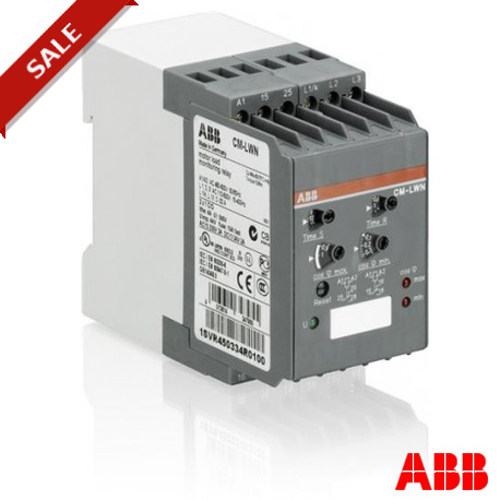 CM-LWN - CM-LWN 1SVR450332R0000 ABB CM-LWN Motor load monitor, 2x1c/o L1-L2-L3 500VAC, L1/k-L1/l 5A,380-440VAC