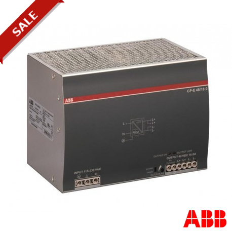 1SVR427036R0000 - CP-E 24/20.0 1SVR427036R0000 ABB CP-E 24/20.0 Power supply In:115/230VAC Out: 24VDC/20A