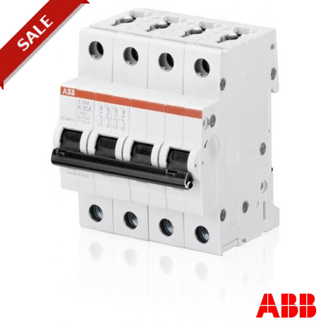 2CDS254001R0607 - S204-K63 2CDS254001R0607 ABB Miniature Circuit Breaker S200 4P K 63 A
