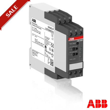 1SVR740660R0100 - CM-IWS.1P 1SVR740660R0100 ABB CM-IWS.1P Insulation monitoring relay 1c/o, 1-100kOhm, 24-240VAC/DC