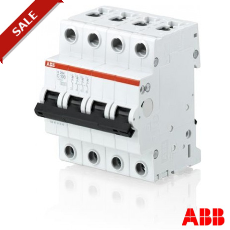 2CDS254001R0805 - S204-B80 2CDS254001R0805 ABB Miniature Circuit Breaker S200 80-100A 4P B 80 A