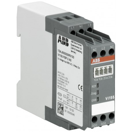 1SAJ655000R0100 - 1SAJ655000R0100 ABB VI155-FBP Voltage-Module for UMC100, IT Also for use in IT networks, Ue 150-690V AC