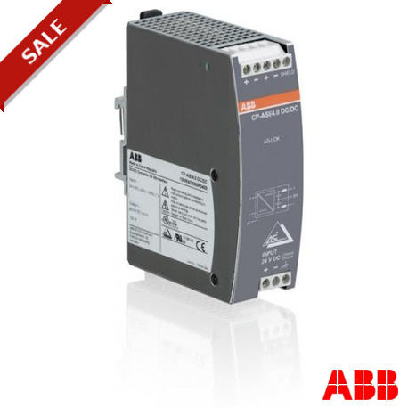 CP-ASi/4.0 DC/DC - CP-ASi/4.0 DC/DC 1SVR427095R0400 ABB CP-ASI/4.0 DC/DC Converter In: 24VDC Out: 30.5VDC/4.0A