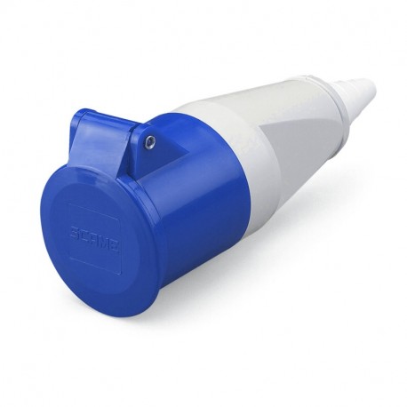 310.1643 - 310.1643 SCAME CONNECTOR 2P+E IP44 16A 6h 200-250V AC