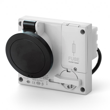 401.16876 - 401.16876 SCAME INTERLOCKED SOCKET 3P+N+E IP44 16A 7h