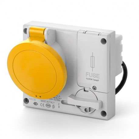 401.3279 - 401.3279 SCAME INTERLOCKED SOCKET 3P+N+E IP44 32A 4h