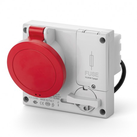 401.3286 - 401.3286 SCAME INTERLOCKED SOCKET 3P+E IP44 32A 6h