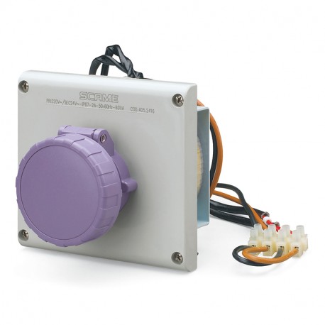 405.2416 - 405.2416 SCAME INTERLOCKED SOCKET 2P IP67 16A 20-25V AC