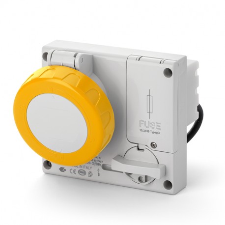 406.1679 - 406.1679 SCAME INTERLOCKED SOCKET 3P+N+E IP67 16A 4h