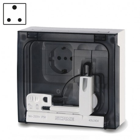 409.0429 - 409.0429 SCAME IP56 INTERLOCKED SOCKET