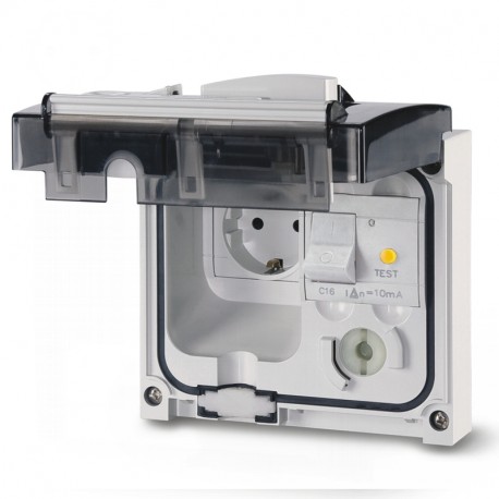 409.1417 - 409.1417 SCAME DOMESTIC INTERLOCKED SOCKET 2P+E IP56