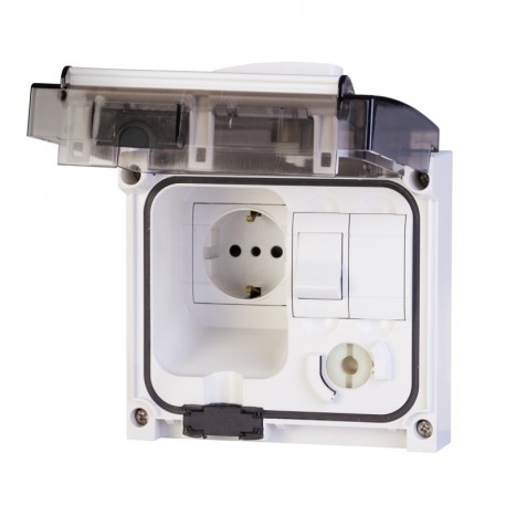409.2404 - 409.2404 SCAME DOMESTIC INTERLOCKED SOCKET 2P+E IP56