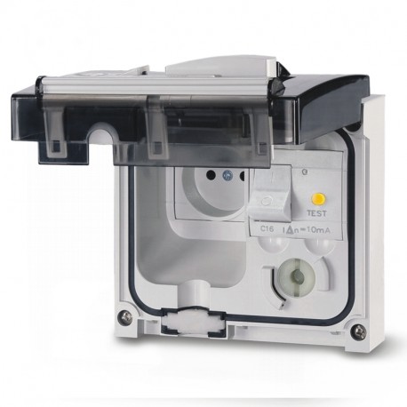 409.3411 - 409.3411 SCAME OMNIAPLUS FRENCH SOCKET WITH RCBO