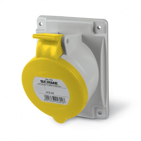 413.3261 - 413.3261 SCAME SOCKET OUTLET 3P+E IP44 32A 4h 100-130V
