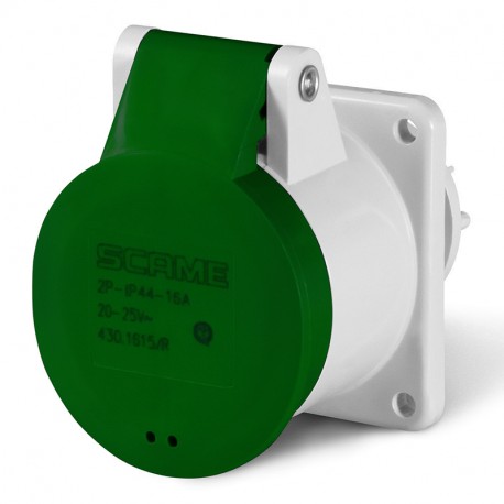 430.16160/R - 430.16160/R SCAME SOCKET OUTLET 2P IP44 16A 4h 20-25V