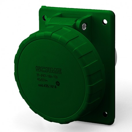 435.16164 - 435.16164 SCAME SOCKET OUTLET 2P IP67 16A 3h 20-25V