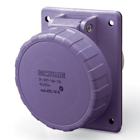 435.1619 - 435.1619 SCAME SOCKET OUTLET 3P IP67 16A 20-25V AC 50Hz