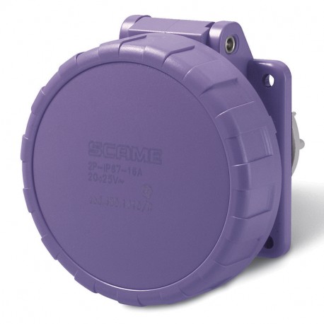 435.1619/R - 435.1619/R SCAME SOCKET OUTLET 3P IP67 16A 20-25V AC 50Hz