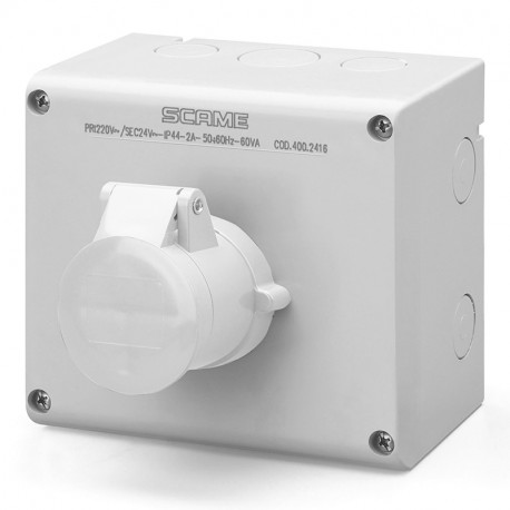 500.2421 - 500.2421 SCAME INTERLOCKED SOCKET 2P IP44 16A 12h