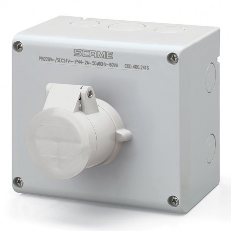 500.M2621 - 500.M2621 SCAME INTERLOCKED SOCKET 2P IP44 32A 12h