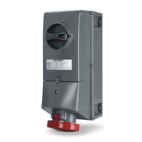 503.6386-F - 503.6386-F SCAME INTERLOCK.SOCKET 3P+E IP66 63A 6h