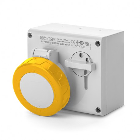 505.3279 - 505.3279 SCAME INTERLOCKED SOCKET 3P+N+E IP67 32A 4h