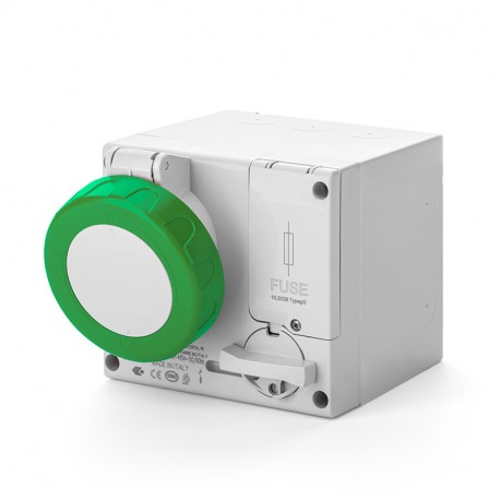 506.16872 - 506.16872 SCAME INTERLOCKED SOCKET 3P+N+E IP67 16A 2h