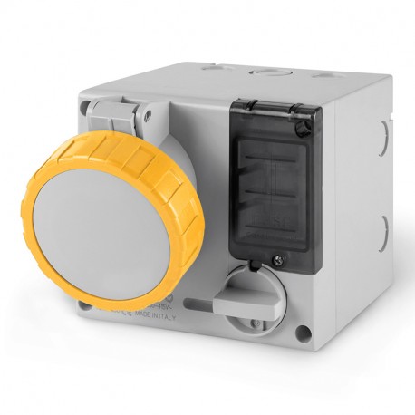 506.M3270 - 506.M3270 SCAME INTERLOCKED SOCKET 2P+E IP67 32A 4h