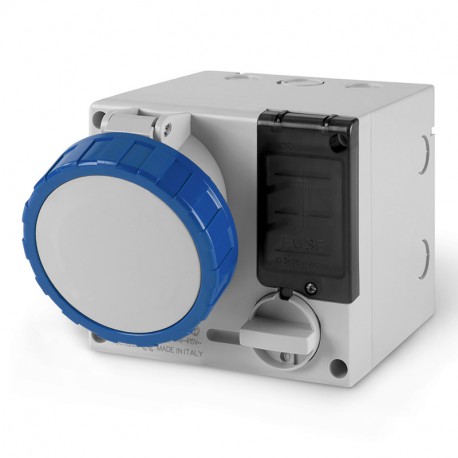 506.M3275 - 506.M3275 SCAME INTERLOCKED SOCKET 3P+N+E IP67 32A 9h