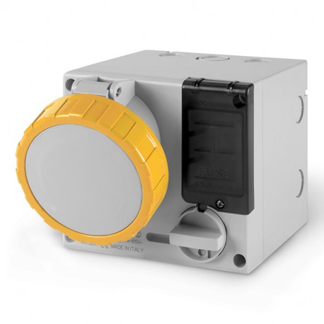 506.M3279 - 506.M3279 SCAME INTERLOCKED SOCKET 3P+N+E IP67 32A 4h